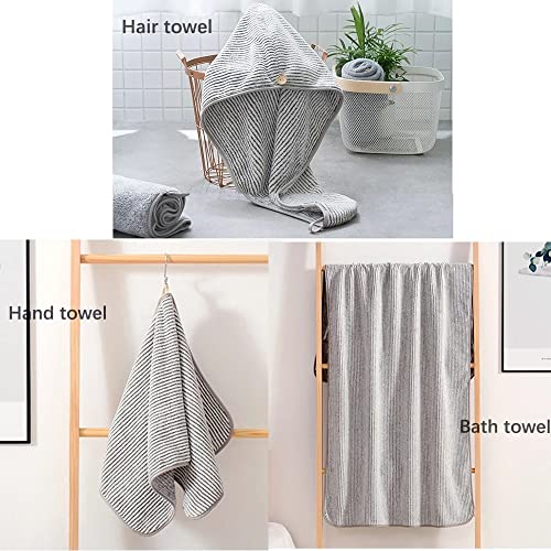 Toalla de baño de microfibra y set de toallas absorbentes de forro polar coral 5