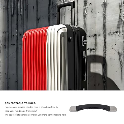 Image of RDEXP Black Luggage Handle Suitcase Strap Replacement Part 7.68 inch Long 115B B018