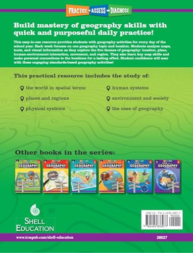 Shell Education 28627 180 Days: Social Studies, Geography For 6Th Grade Practice Workbook thumb #1