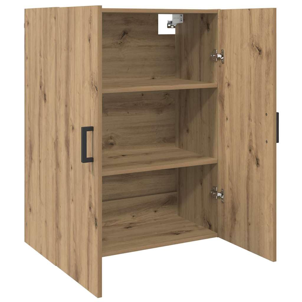 Braun Szafa montowana na ścianie, 69,5 x 34 x 90 cm, materiał drewnopochodny, z 2 drzwiami, oszczędność miejsca do przechowywania, do salonu, sypialni, uniwersalny mebel