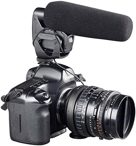 ATNY ATM-929 Shotgun Camera Video Microphone Super-Cardioid Directional Condenser Photography Interview Lightweight Video Microphone for Nikon/Canon Camera/DV Camcorder