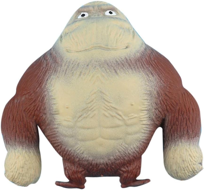 Figura de gorila de látex Monkey Gorilla Toys, figura de gorila TPR Gorilla King of Monsters, figuras de acción de anime figura de juguete de la selva de animales para el día del niño coleccionista