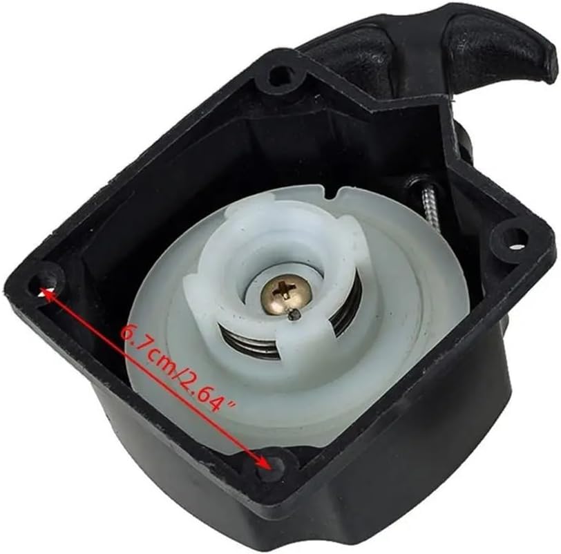 Mari Recoil Starter Pull Start Black Fit for 2 Stroke Outboard Motor 2hp 3.5hp 3.6HP Hangkai Boat Engine