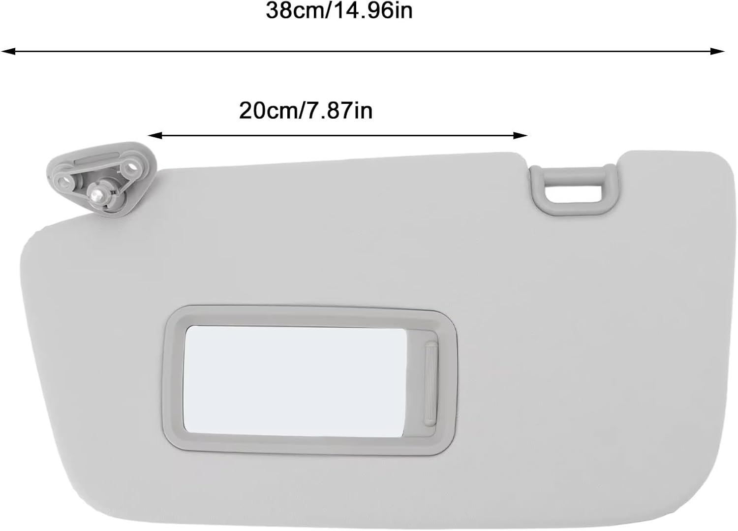 部品サンバイザーの車の サンバイザーアセンブリ 左運転席側 グレー 92011FG032ME 交換用 スバル インプレッサ 2008