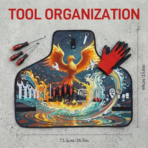 Delantal de trabajo Fire And Water Phoenix miniatura 2