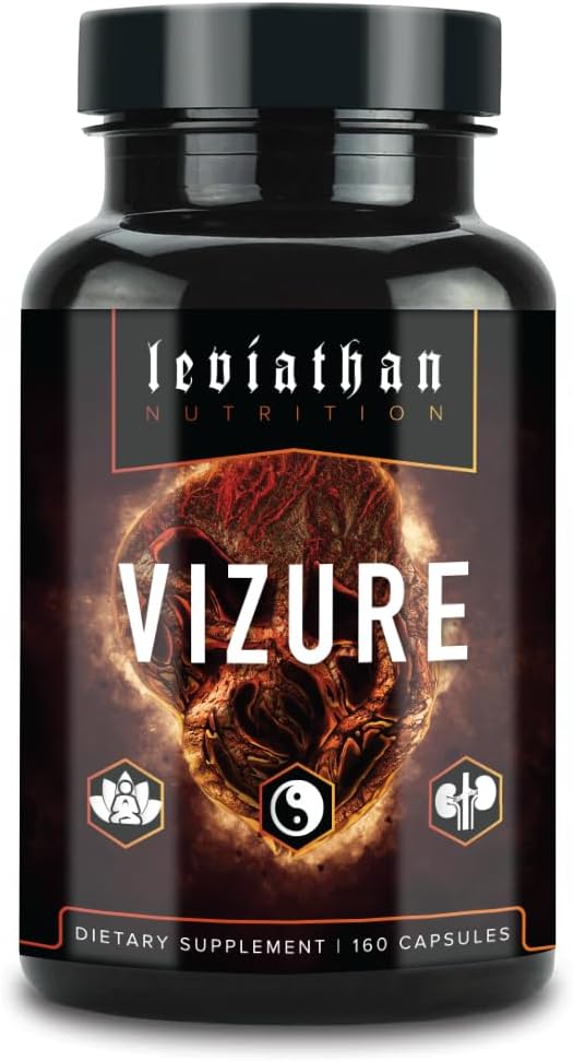 Leviathan Vizure | Maca Root, Siberian Ginseng, Shoden Ashwagandha, Cordyceps, Rhodiola, Reishi, and Bacopa for Men and Women