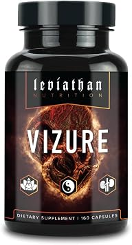 Leviathan Vizure | Maca Root, Siberian Ginseng, Shoden Ashwagandha, Cordyceps, Rhodiola, Reishi, and Bacopa for Men and Women