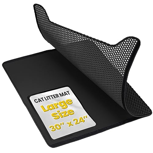 Conlun Cat Litter Mat Litter Trapping Mat,Premium Double Layer Waterproof