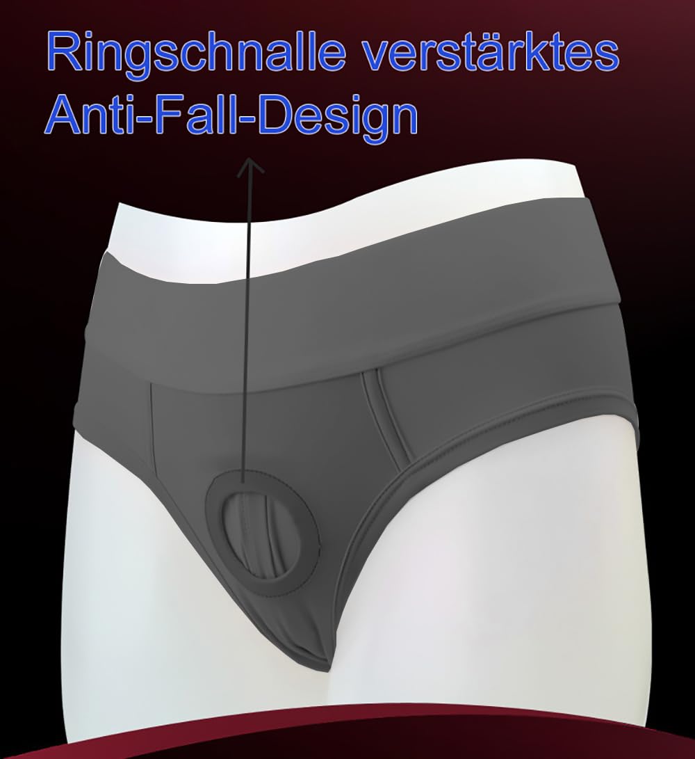 Strap on Doppeldildo Größe L Slip mit Innendildo Penis Hose Silikon Double  Dildo Umschnall-Dildos Anal Plug Groß G Punkt Umschnalldildo Sex Spielzeug  für Mann Frauen : Amazon.de: Drogerie & Körperpflege