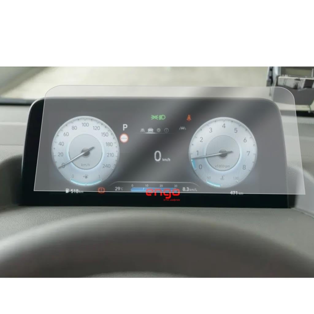 Engo Hyundai Staria Hibrit 4.2 İnç İle Uyumlu Mat Ekran Koruyucu Gösterge