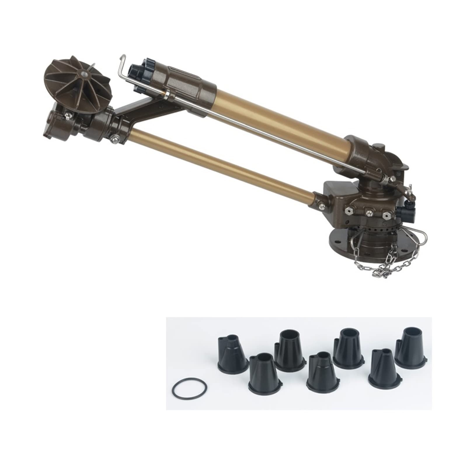 2 "rolnictwo Podlewanie Duża Osłona Pistoletu Na Deszcz Daleki Zasięg 360 Napęd Zraszacz Do Nawadniania Pistolet Pistolet Do Nawadniania Nazwa: Pistolet Do Nawadniania(FL30)