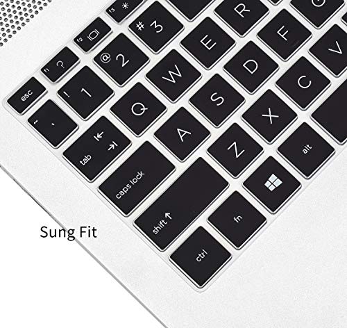 Image of Saco Laptop Keyboard Protector Cover Compatible for 2024 HP Pavilion Plus 16 ab0015TX | ab0016TX Series 16 Inch Laptop - Black