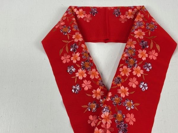 テイジン ラメ 刺繍半衿 日本製 K103