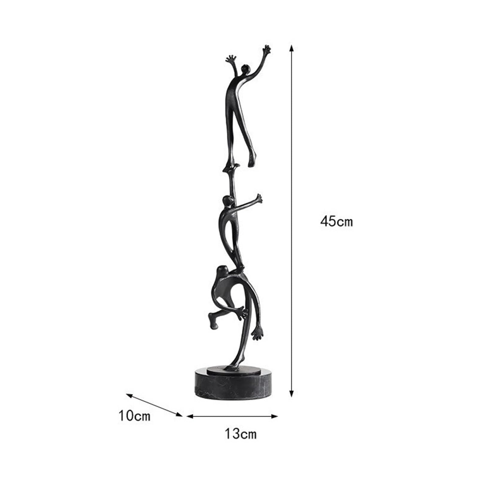 Nowoczesne Metal Ornaments, Creative Sculptures Desktop Home Living Room Decorations Statues Rzeźba