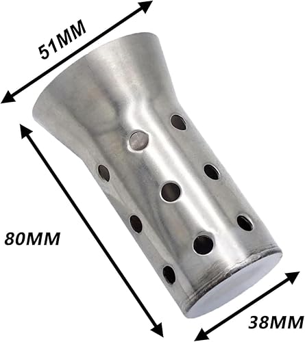 Miniatura 10 de LKV Motocicleta DB Killer 2.008 in silenciador universal deflector de ruido extraíble compatible con Harley Moto Guzzi Honda Kawasaki Suzuki Yamaha