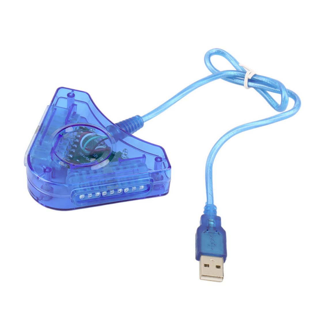Adaptador de Controlador USB Tieline, Puerto Dual para Controladores PSX PS2 a teclados divisores de ratón convertidor de PC