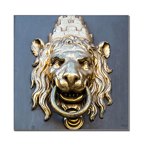Banjado Glas Magnettafel 70x70 Cm – Beschreibbar, Mit 4 Magneten, Als Pinnwand Oder Wandbild, Tiefschwarz