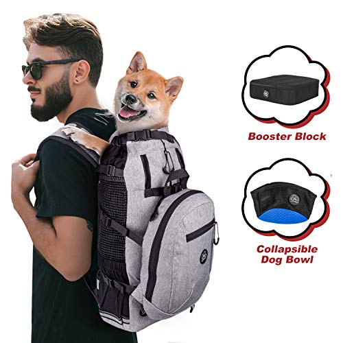 PROPLUMS Dog Carrier Backpack for Small and Medium Dogs Multifunction Pet Sport Sack
