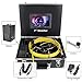 7 Inches Monitor 100ft/30m with Distance Mark Plumbing Snake Pipe Inspection Video Camera,DVR Recorder Waterproof IP68 Drain Sewer Pipeline Industrial Endoscope System…