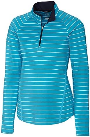 Cutter & Buck Women’s Moisture Wicking UPF 50+ Long Sleeve Evie Half Zip Pullover