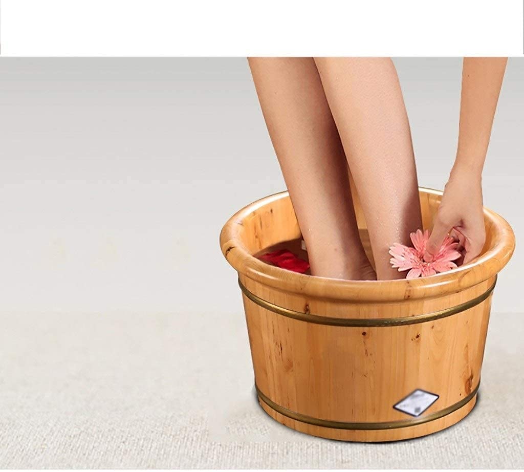 Drewniane wiadro do kąpieli stóp Domowy prezent Wanna do stóp Beczka do kąpieli stóp Wanna do kąpieli Spa, sauna, kąpiel, kąpiel stóp Drewniane wiadro Foot Spa Umywalka do użytku domowego Artykuły