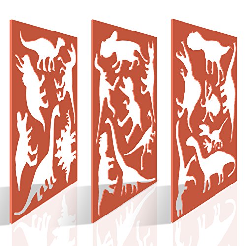 Karty Large Dinosaur Stencils for Kids - 10