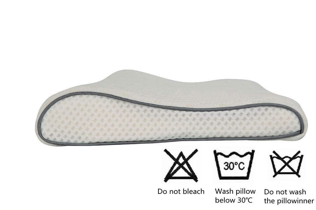 Coussin pour enfant 50 x 31 cm en mousse à mémoire de forme, coussin ergonomique pour enfant, 2 hauteurs de 4 à 6 cm, respirant, housse lavable, certifié Oeko-TEX, hypoallergénique, 3 à 10 ans