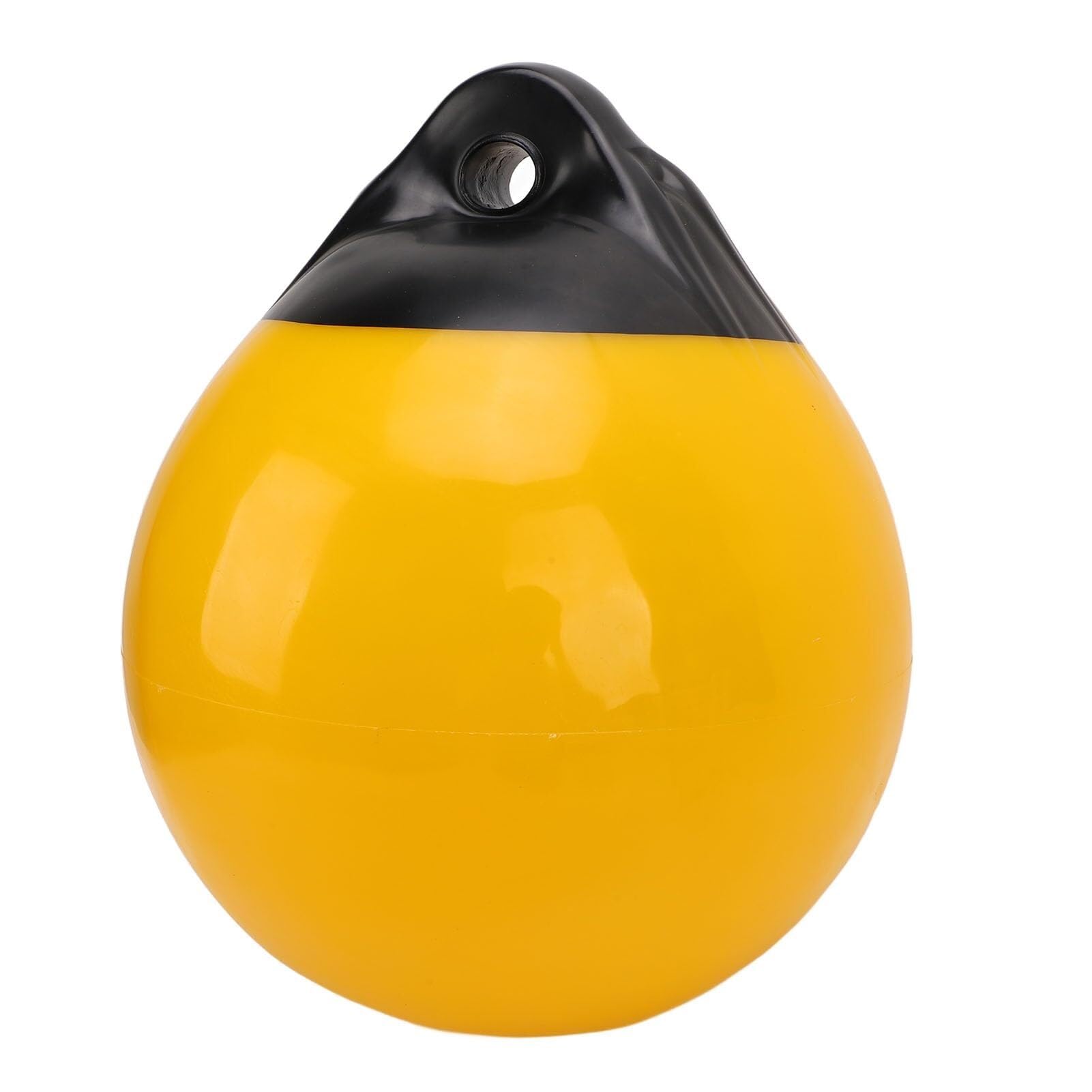 Parabordino 300x350mm, PVC 3,8mm, Alta lucentezza, per Yacht Barca a Vela | Parabordino in PVC alta lucentezza nero e giallo, spessore 3,8mm, resistente a acqua salata, UV, gelo, oli.