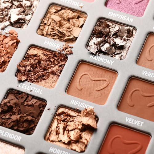 Image of Metallic Eyeshadow Palette Erotica 50 Color Collection, Multicolor