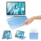 Ya en manzanajugosa.com: KBCASE Teclado para iPad 10 Generación 2022/11 Generación A16 2025 (10.9/11 Pulgada) con Trackpad, Rotación de 360° Retroiluminado de 7 Colores Bluetooth Magnéticamente Teclado para iPad 10/11 Gen