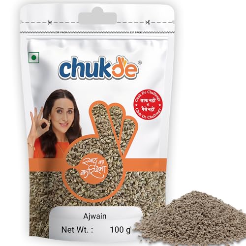 Image of Chukde Ajwain Sabut, Carrom Seeds Whole Spices, 300g, Pack of 100g x 3