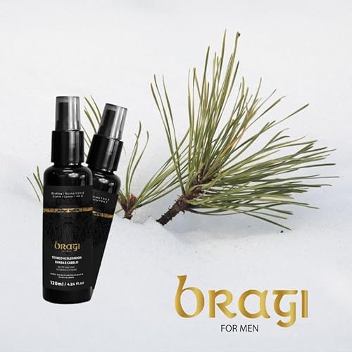 Tônico de Crescimento Barba e Cabelo BRAGI FOR MEN - 120mL