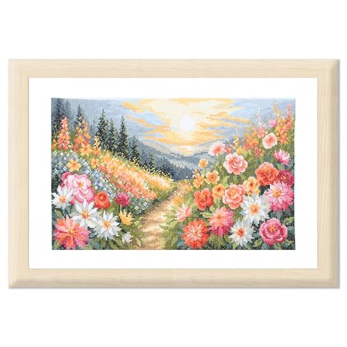 Tableau broderie Lanarte Une Promenade à travers les Couleurs haut de gamme