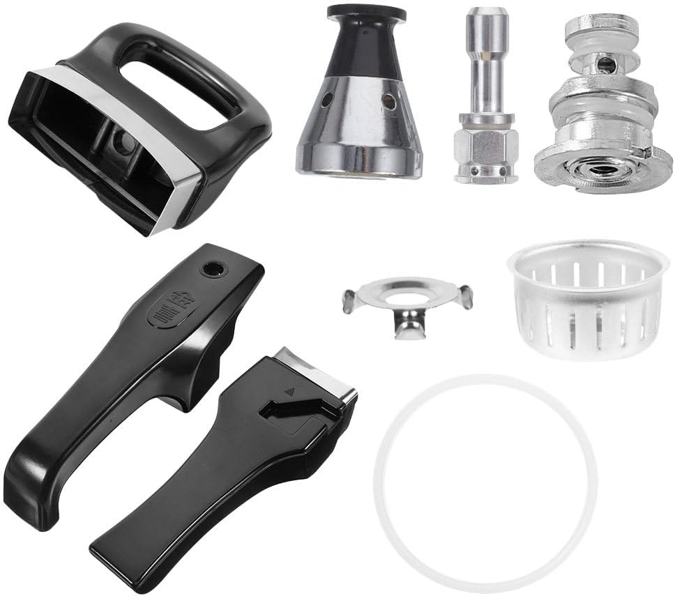 Pressure Cooker Parts Set of 9, STOBAZA Relief Jigger Steam Release Handle Float Valve Sealing Ring Replacement Parts for Instant Pressure Cooker Pot