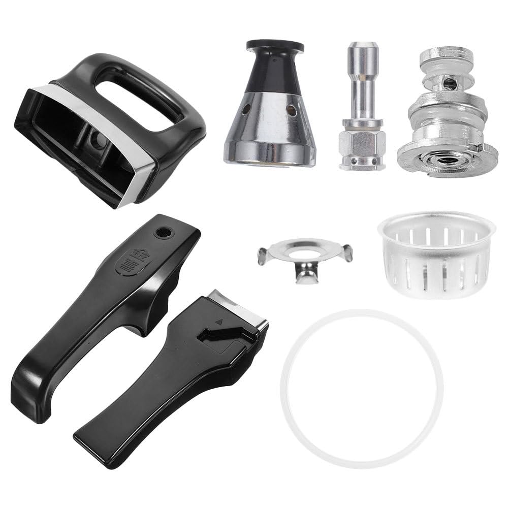 Pressure Cooker Parts Set of 9, STOBAZA Relief Jigger Steam Release Handle Float Valve Sealing Ring Replacement Parts for Instant Pressure Cooker Pot