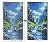JumpDot 5D Diamond Painting Kits for Adults Large Peinture Diamant Stream in the Valley Diamond Art Wall Decor Living Room Bedroom Art Kit 27.6x15.7 inches #3