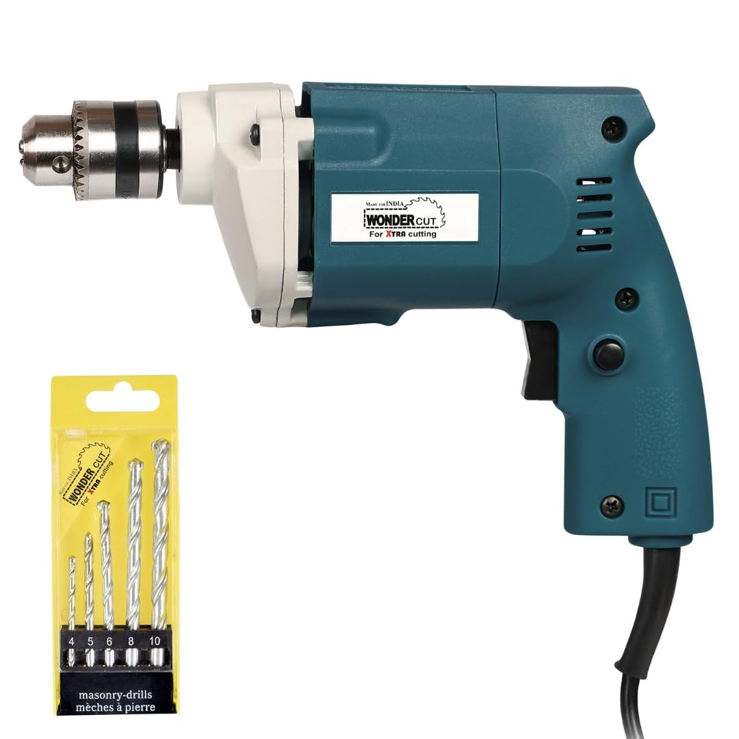 See full amazon price history chart for WONDERCUT WC-ED10MM-G Pistol Grip Drill Machine 10mm Electric,Heavy Duty Hand held with Copper And Powerful Motor, 350 Watts (Green) WONDERCUT WC-ED10MM-G Pistol Grip Drill Machine 10mm Electric,Heavy Duty Hand held with Copper And Powerful Motor, 350 Watts (Green) (B0BVFW39QN) Amazon Price History, Amazon Price Tracker