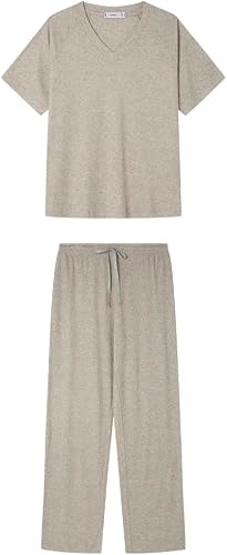 Women'secret Pijama de Manga Corta Y Pantalón Largo Colección Lifewear Pijama Mujer