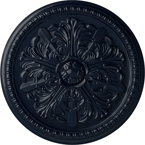 Ekena Millwork CM16SWMDFDecorative Ceiling Medallions Modeled After Original Historical Patterns & Designs, Midnight Dream