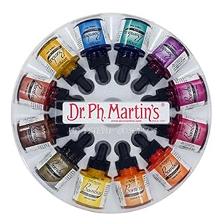 Dr. Ph. Martin's Bombay India Ink, 1.0 oz, Set of 12 (Set 2)