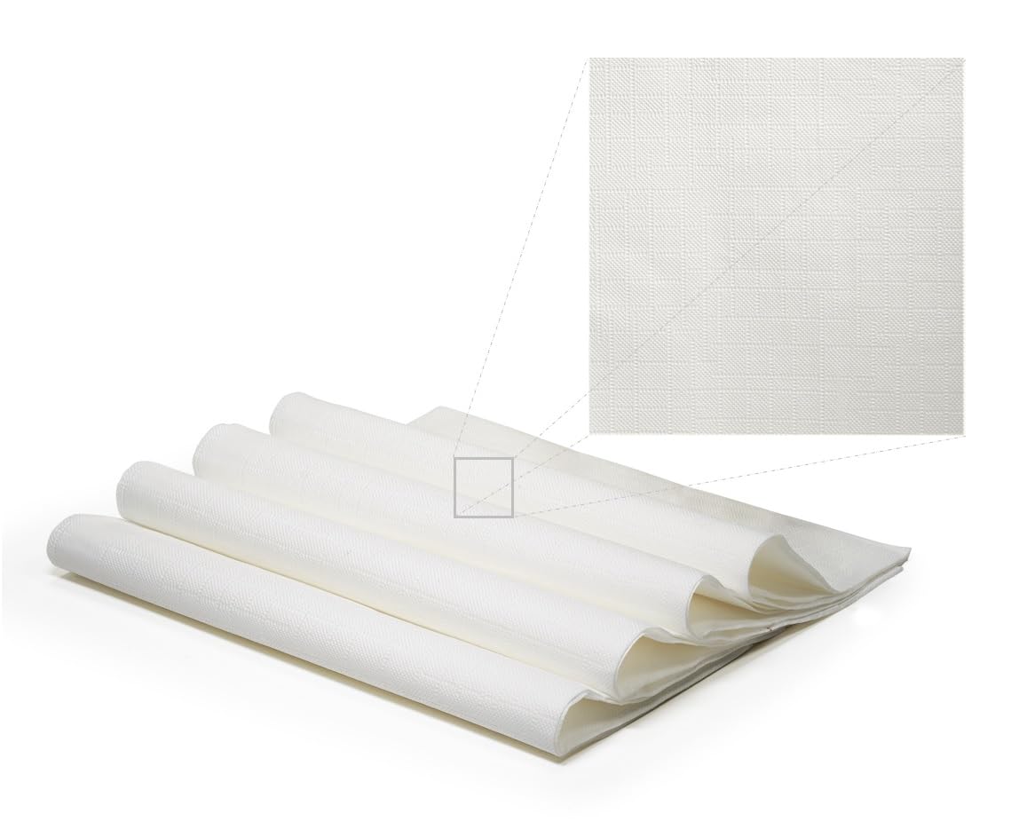 ホワイトペーパーナプキン Amazon | 4ッ折ナフキン白無地 25x25cm(100枚x100束) [ 250 x 250mm