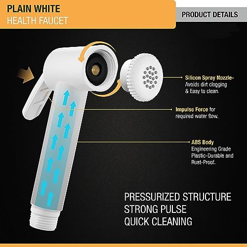 Image of Toilet Jet Spray Ennius Efficient Multipurpose Jet Spray For Toilet, Bathroom Jet Spray | Bathroom Jet Spray For Toilet - Cleaning, Rinsing & More | Jet Spray For Toilet Portable | Jet Spray Portable
