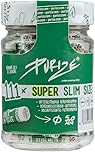 Purize Carbon Activated Super Slim Charcoal Filter Tips - Enhance Your Smoking Experience - 5mm - Jar of 111 with Vastu Storage Mylar Bag� (White)