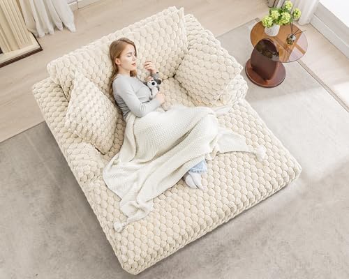 image for Brick Attic Chaise Lounge Chair Indoor: 53'' Comfy Oversized Reading C