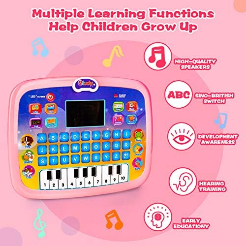TMGOT Educational Toys for 1 2 3 Year Old Girls, Kids Learning Toy Gift for Toddlers Tablets Toys Birthday Gifts for 2 3 4 Year Old Toddlers Kids Age 1-2 Girls Gifts for 1 2 3 Year Old Boy Girl