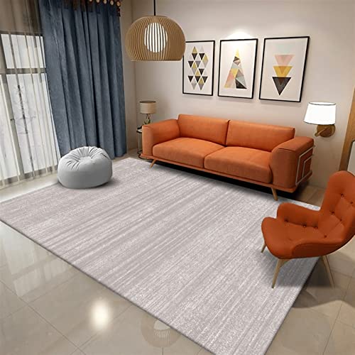 LIVEINU LVS-9173-2 - Alfombra de pelo corto lavable de estilo nórdico, para salón, comedor, dormitorio o habitación infantil, 130 x 190 cm