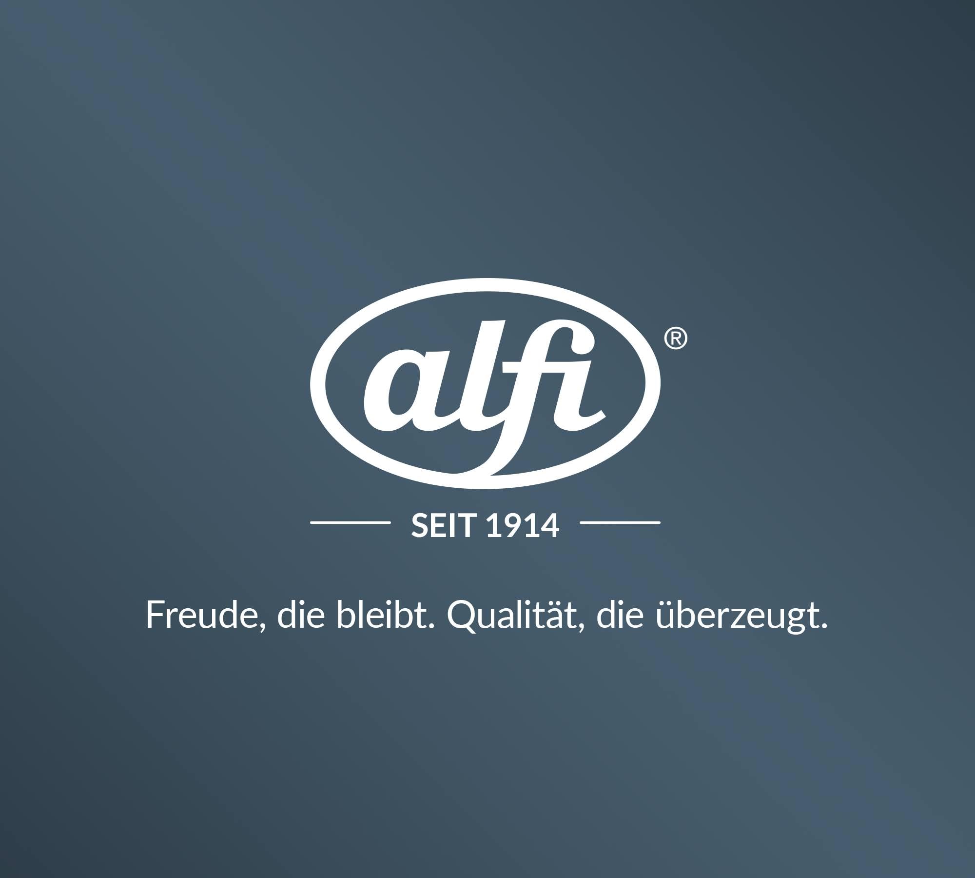 alfi SIGNO Isolierkanne 1,00 l, 12 h heiß, Edelstahlkörper, river blue | 24h kalt, Kaffee & Teekanne, Einhandbedienung, Hartglaseinsatz, Drehverschluss mit Drucktaste, blau glänzend