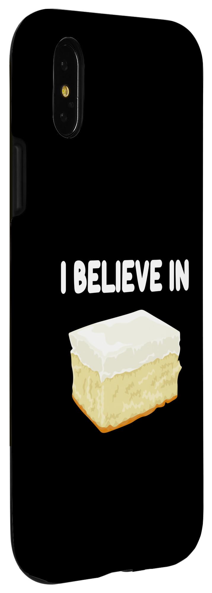 iPhone X/XS I Believe in Sponge Cake Classic Layer Desserts Tiramisu Case - Image 3