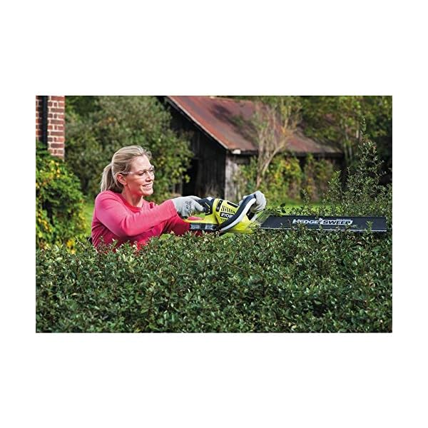 RYOBI 18 V ONE+ Akku-Heckenschere RHT1851R20F (Messerlänge 50 cm, Schnittstärke 22 mm, diamantgeschliffene Klingen… – Bild 9