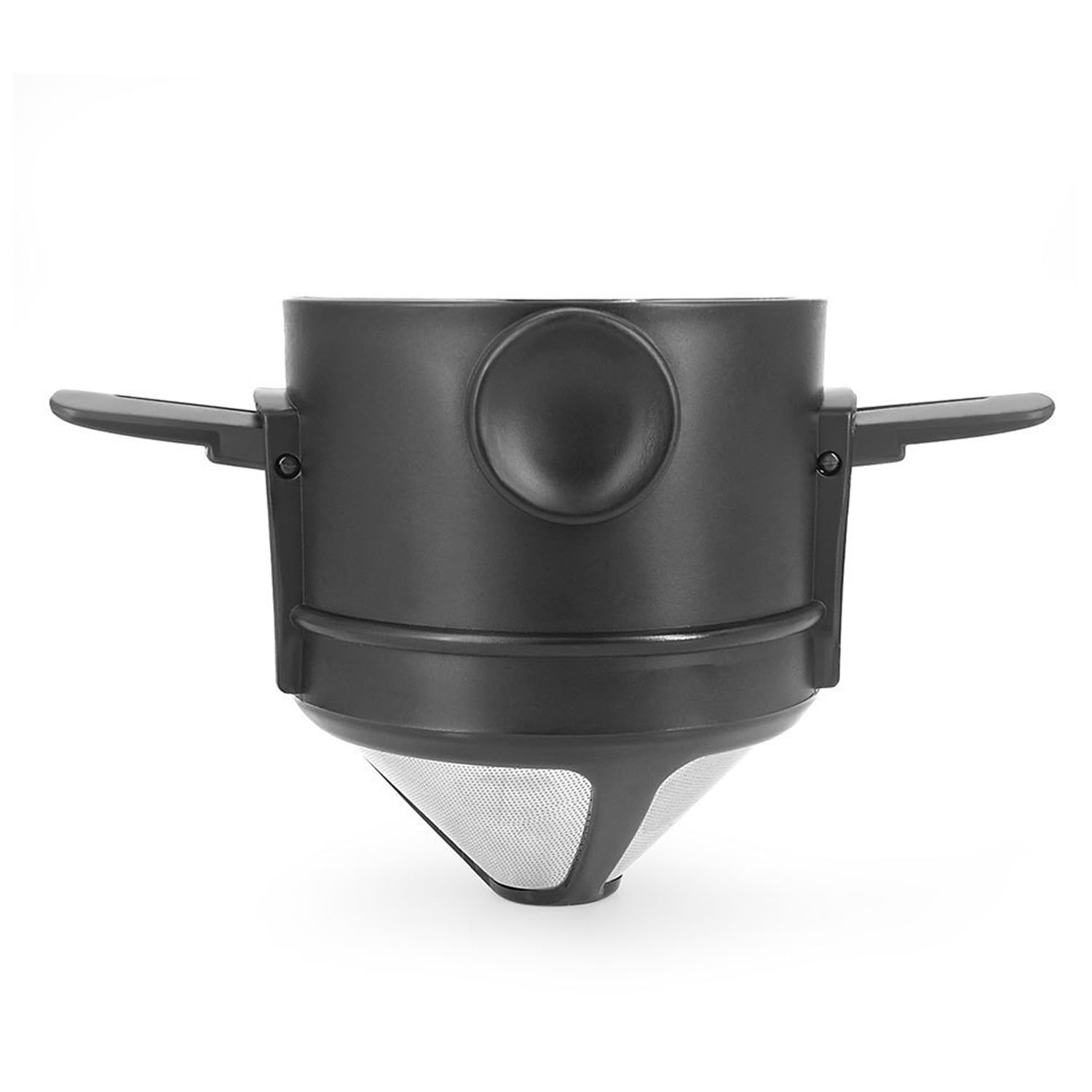 Filtre à café réutilisable en acier inoxydable, goutte-à-goutte d'entonnoir à thé Portable sans papier filtre pour le bureau et la maison